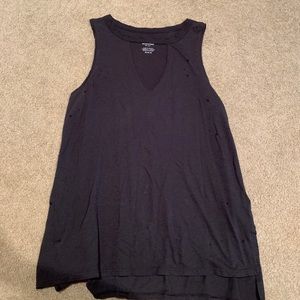 American eagle distressed tank top